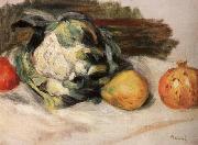 Pierre-Auguste Renoir Cauliflower and pomegranates oil on canvas